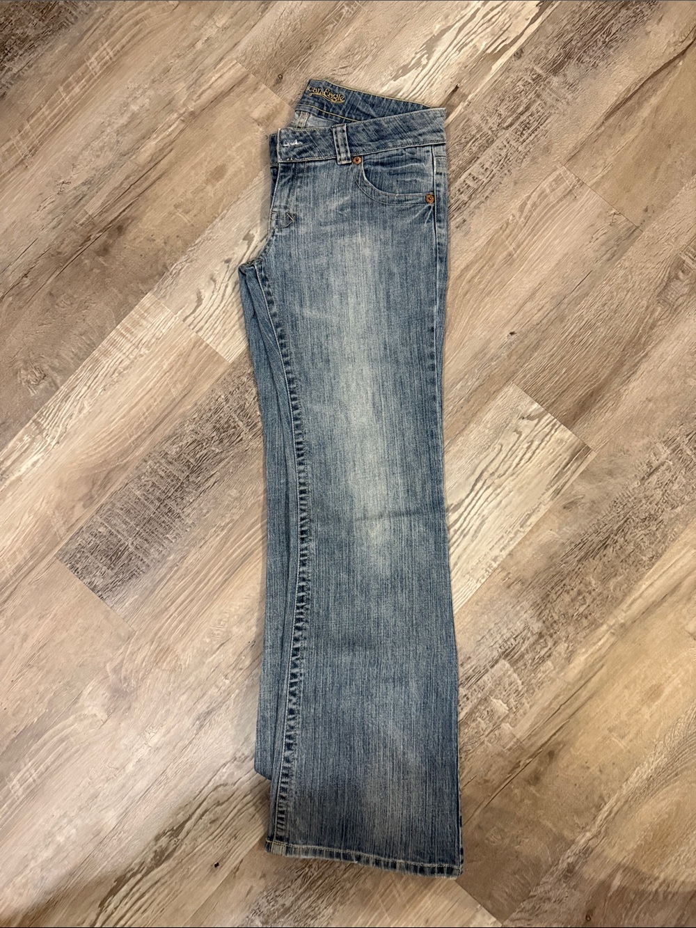 American Eagle Outfitters Light Blue Flare Jeans